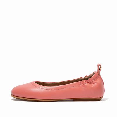 Fitflop Allegro Soft Leather - Balletschuhe Damen - Rosa (VXI734658)